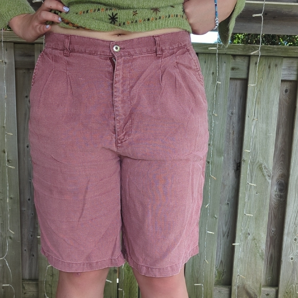 Pink Hemp Shorts